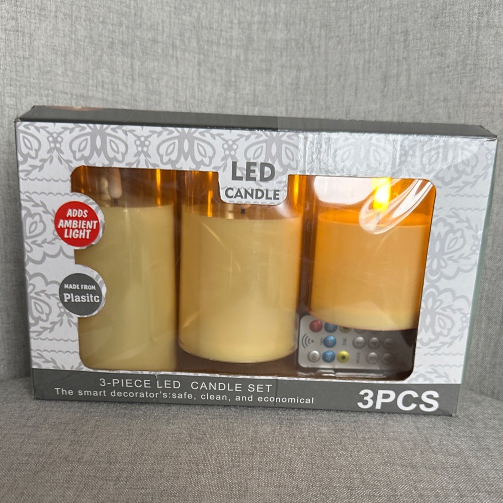 LED Candle Set with Remote - Picture 1 of 1